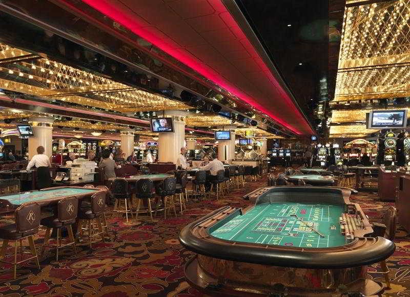 Poker night in a restaurant